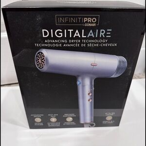 INFINITIPRO by Conair DigitalAire Hair Dryer - Silver New In Box